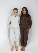 Load image into Gallery viewer, FLEECE TRACKIE SET | CHOCOLATE
